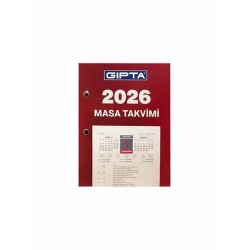 GIPTA 10X13 BLOK MASA TAKVİMİ